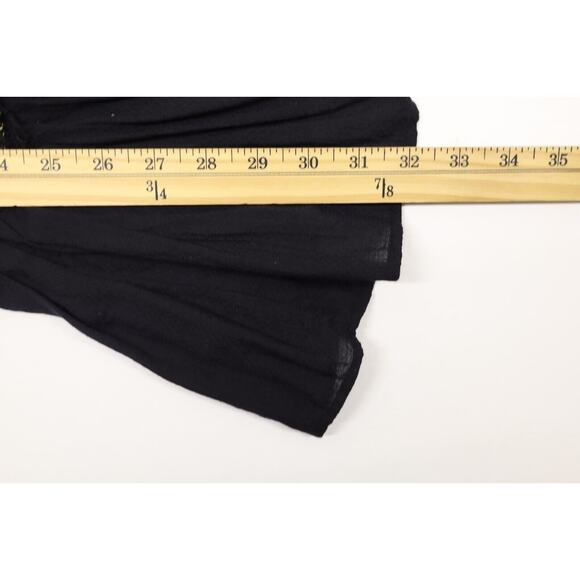 Free People Women's Black Drop Waist Embroidered Mini Dress Bohemian Sz S - Picture 5 of 9